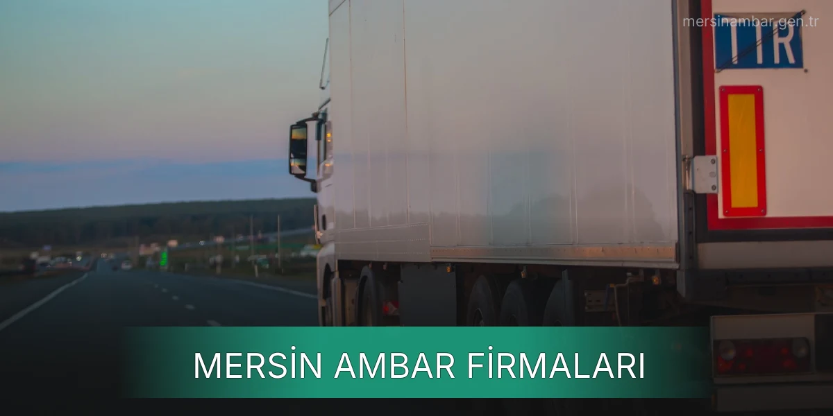İstanbul Mersin Ambar Firmaları